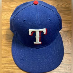 New Era Texas Rangers Blue 59Fifty Fitted 7 1/8” Cap